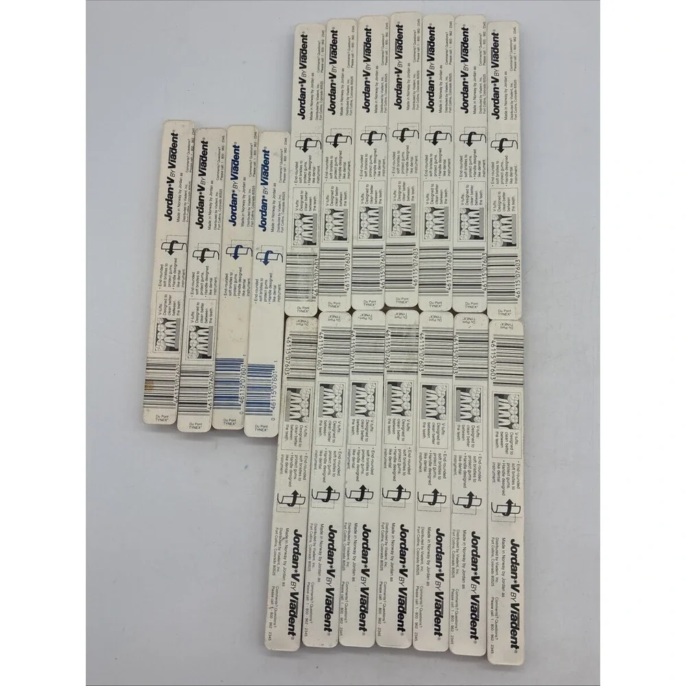 18- Jordan V Compact,Full, Baby Soft Toothbrushes NOS Made in Norway New